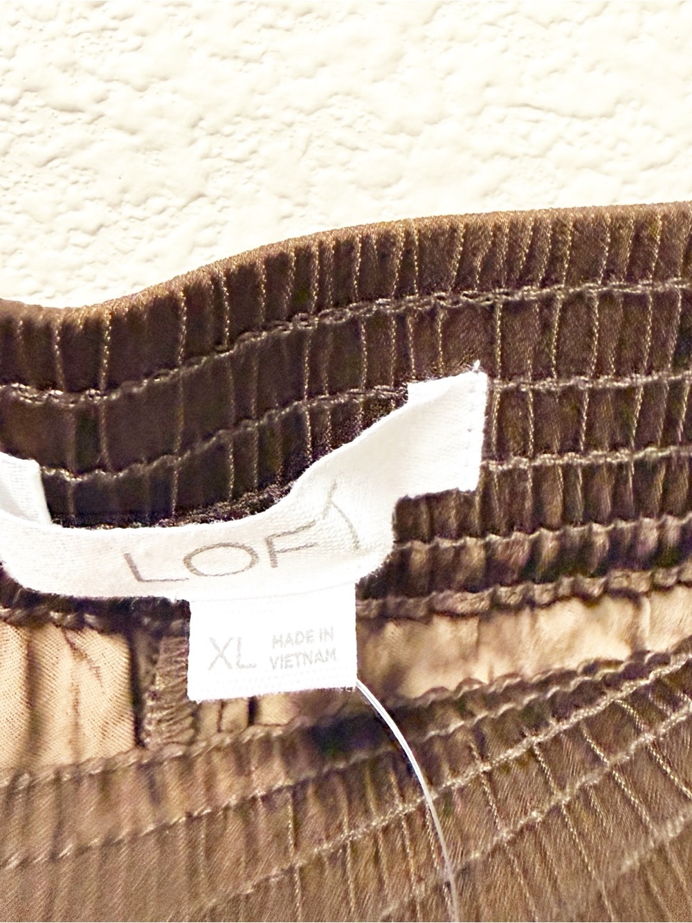 NEW Loft Pull On Wide Leg Pants Brown XL Regular NWT - Picture 4 of 7